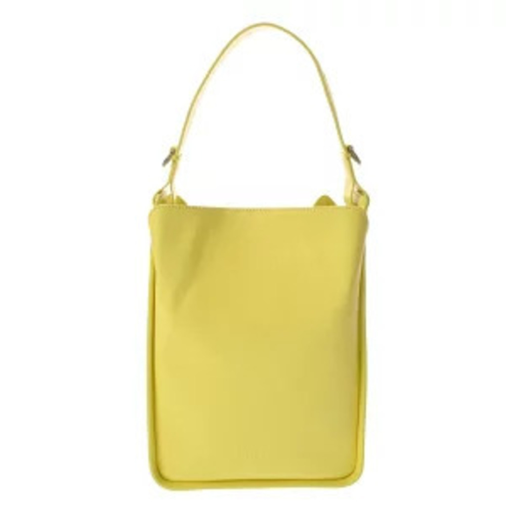 Balenciaga Tool North South Yellow Leather Handbag - Picture 1 of 9
